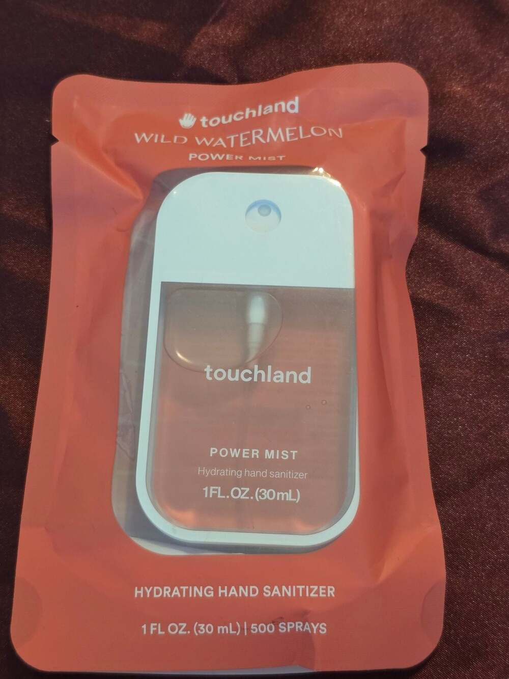 New Touchland Wild Watermelon Power Mist Hydrating Hand Sanitizer 1 FL. OZ.